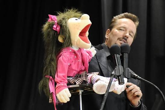 Terry Fator on stage